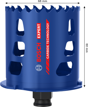 Děrovací pila z tvrdokovu Bosch EXPERT Multi Material 68 mm.